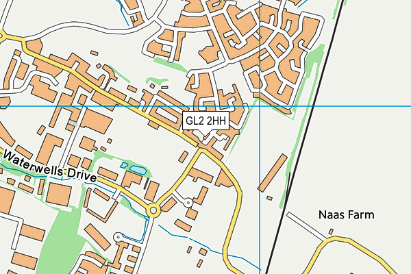 GL2 2HH map - OS VectorMap District (Ordnance Survey)