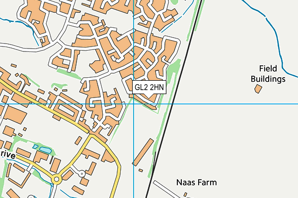 GL2 2HN map - OS VectorMap District (Ordnance Survey)