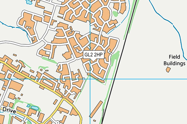 GL2 2HP map - OS VectorMap District (Ordnance Survey)