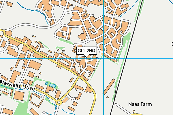 GL2 2HQ map - OS VectorMap District (Ordnance Survey)
