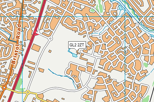 GL2 2ZT map - OS VectorMap District (Ordnance Survey)