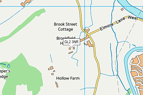 GL2 3NR map - OS VectorMap District (Ordnance Survey)