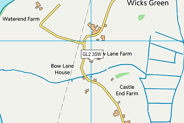 GL2 3SW map - OS VectorMap District (Ordnance Survey)
