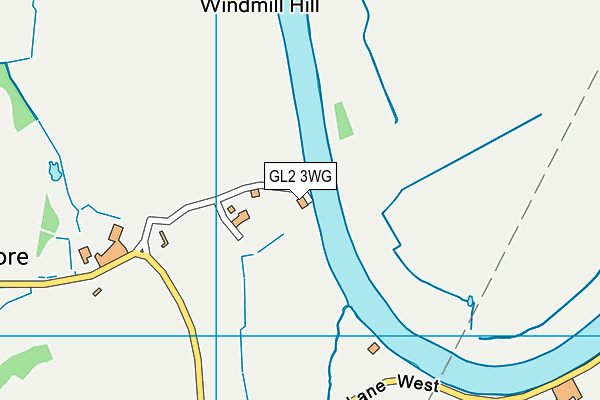 GL2 3WG map - OS VectorMap District (Ordnance Survey)