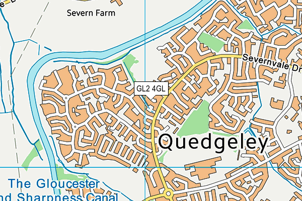 GL2 4GL map - OS VectorMap District (Ordnance Survey)