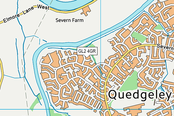 GL2 4GR map - OS VectorMap District (Ordnance Survey)