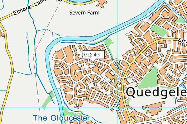 GL2 4GT map - OS VectorMap District (Ordnance Survey)