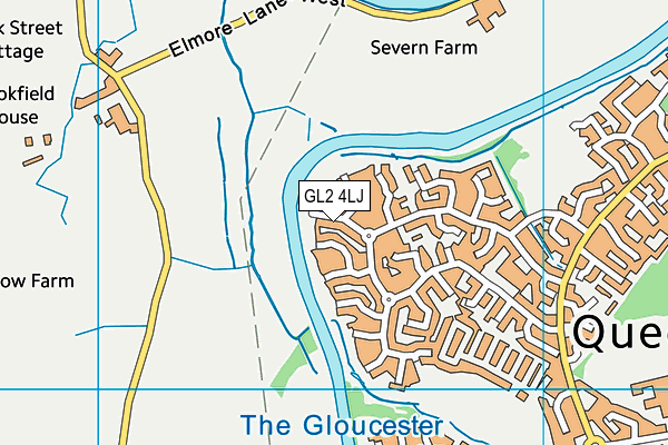 GL2 4LJ map - OS VectorMap District (Ordnance Survey)