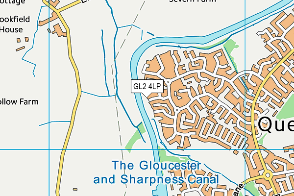 GL2 4LP map - OS VectorMap District (Ordnance Survey)