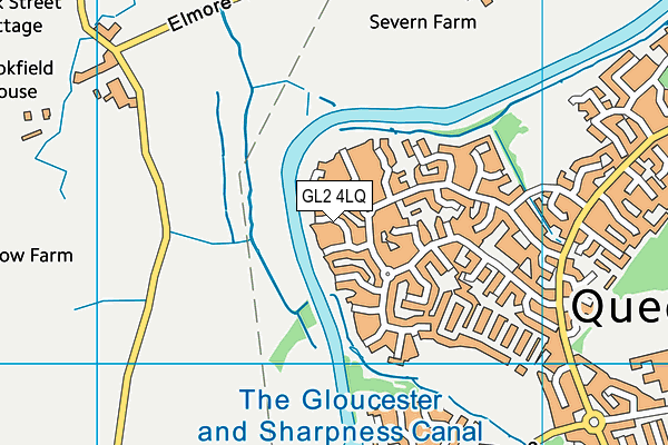 GL2 4LQ map - OS VectorMap District (Ordnance Survey)