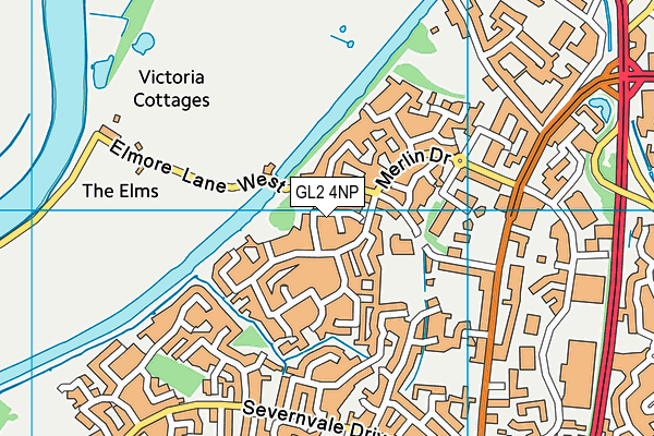 GL2 4NP map - OS VectorMap District (Ordnance Survey)