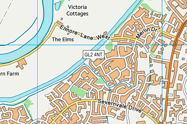 GL2 4NT map - OS VectorMap District (Ordnance Survey)