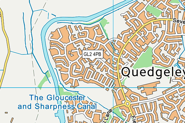 GL2 4PB map - OS VectorMap District (Ordnance Survey)