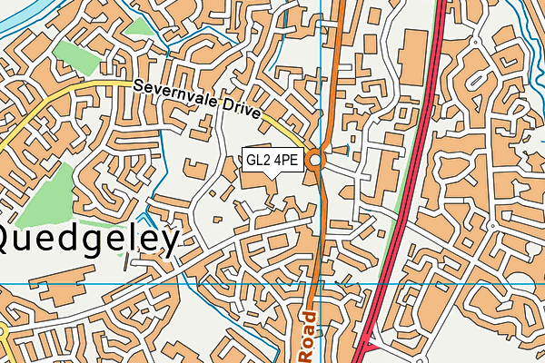 GL2 4PE map - OS VectorMap District (Ordnance Survey)