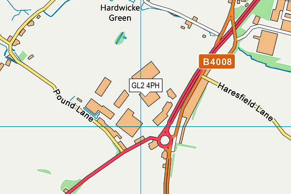 GL2 4PH map - OS VectorMap District (Ordnance Survey)