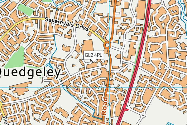 GL2 4PL map - OS VectorMap District (Ordnance Survey)