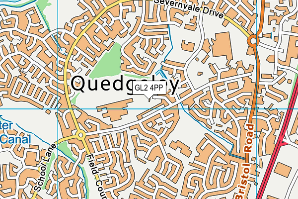 GL2 4PP map - OS VectorMap District (Ordnance Survey)