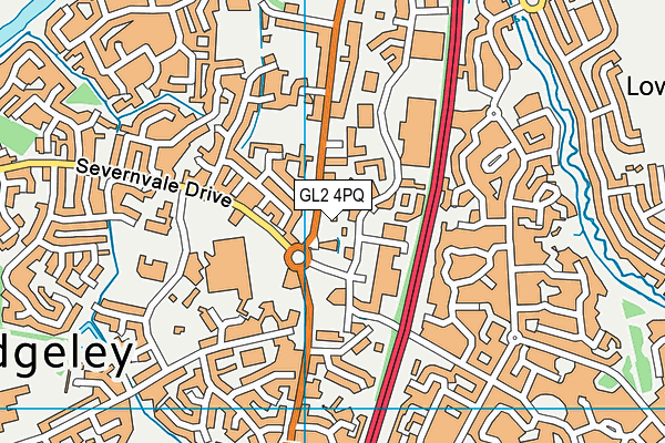 GL2 4PQ map - OS VectorMap District (Ordnance Survey)