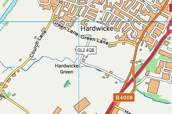 GL2 4QB map - OS VectorMap District (Ordnance Survey)