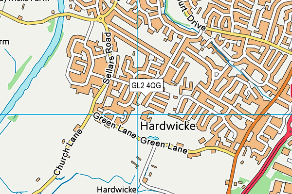 Hardwicke Parochial Primary Academy map (GL2 4QG) - OS VectorMap District (Ordnance Survey)