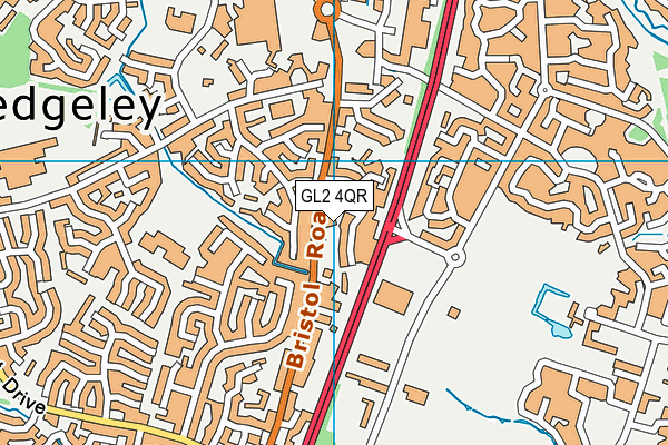 GL2 4QR map - OS VectorMap District (Ordnance Survey)