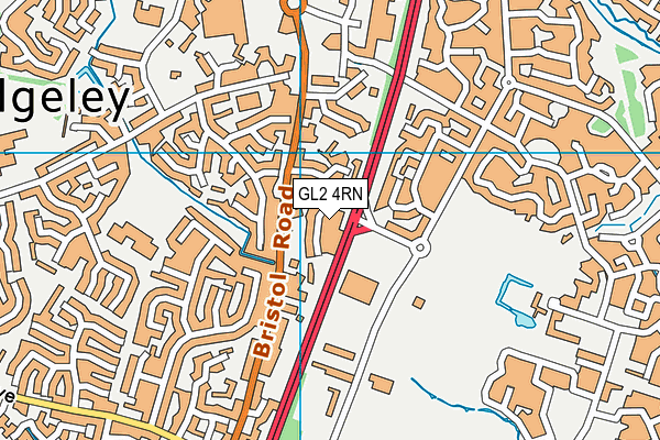 GL2 4RN map - OS VectorMap District (Ordnance Survey)