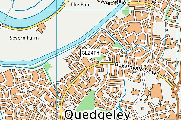 GL2 4TH map - OS VectorMap District (Ordnance Survey)