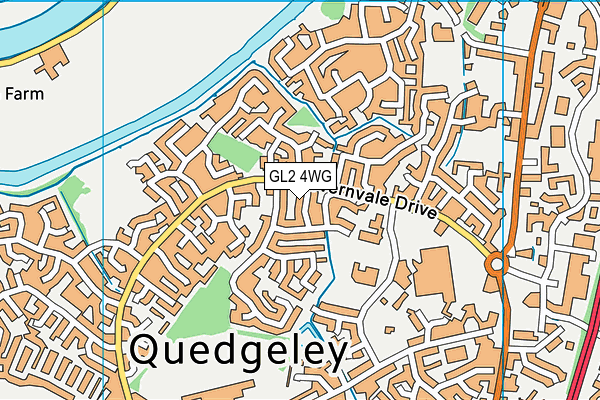 GL2 4WG map - OS VectorMap District (Ordnance Survey)