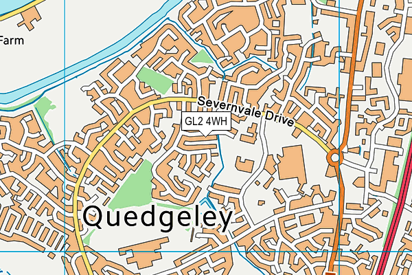 GL2 4WH map - OS VectorMap District (Ordnance Survey)