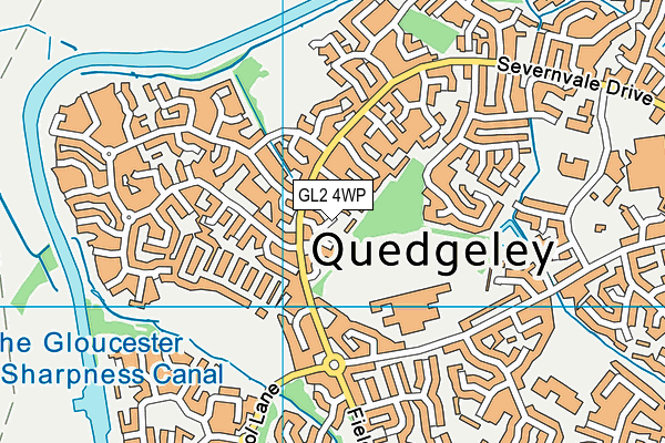 GL2 4WP map - OS VectorMap District (Ordnance Survey)