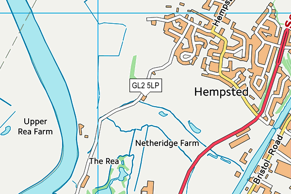 GL2 5LP map - OS VectorMap District (Ordnance Survey)