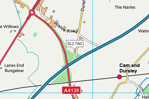 GL2 7AG map - OS VectorMap District (Ordnance Survey)