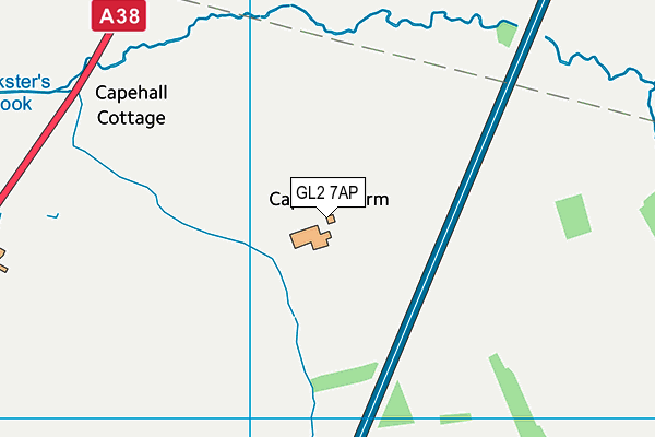 GL2 7AP map - OS VectorMap District (Ordnance Survey)