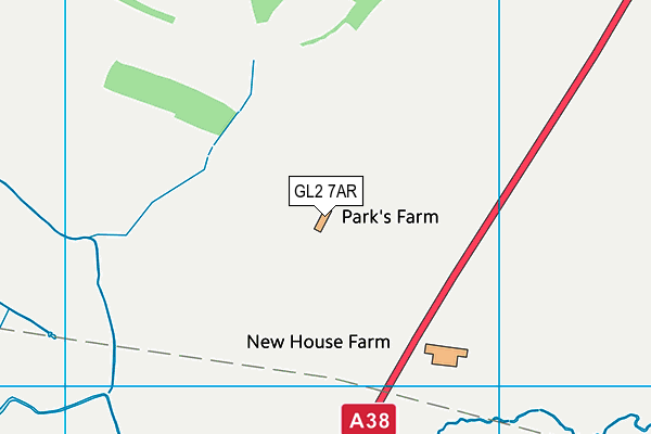 GL2 7AR map - OS VectorMap District (Ordnance Survey)