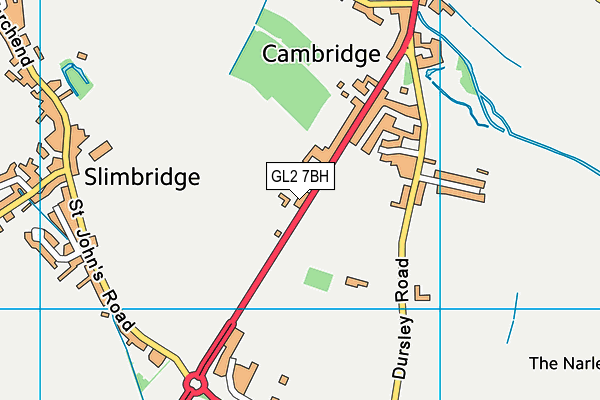 GL2 7BH map - OS VectorMap District (Ordnance Survey)