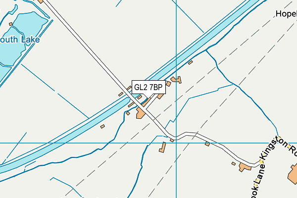 GL2 7BP map - OS VectorMap District (Ordnance Survey)