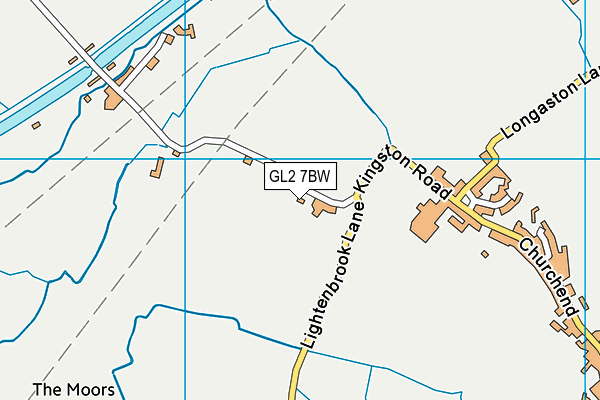 GL2 7BW map - OS VectorMap District (Ordnance Survey)