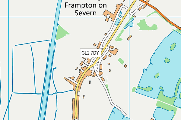 GL2 7DY map - OS VectorMap District (Ordnance Survey)