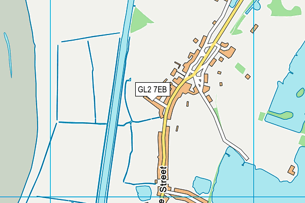 GL2 7EB map - OS VectorMap District (Ordnance Survey)