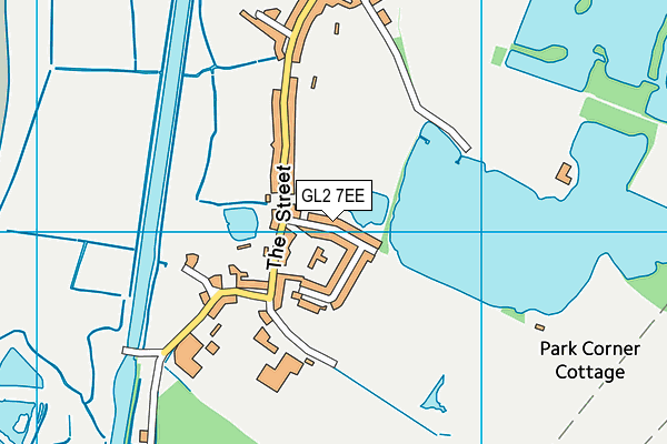 GL2 7EE map - OS VectorMap District (Ordnance Survey)
