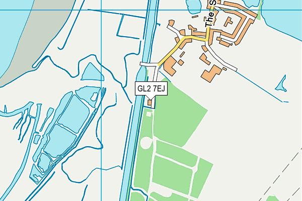 GL2 7EJ map - OS VectorMap District (Ordnance Survey)