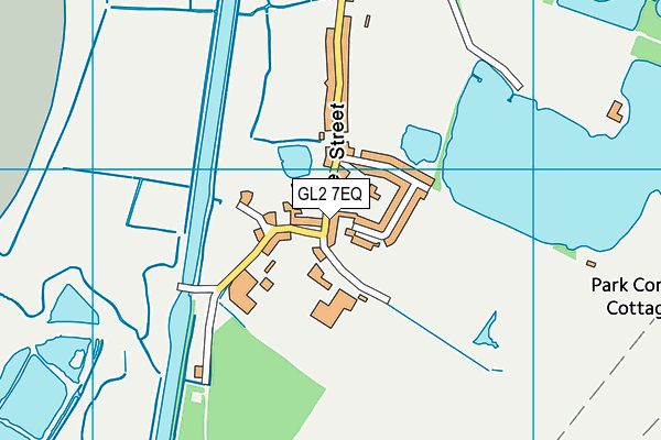 GL2 7EQ map - OS VectorMap District (Ordnance Survey)
