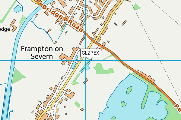 GL2 7EX map - OS VectorMap District (Ordnance Survey)