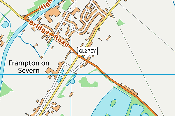 Bell Field map (GL2 7EY) - OS VectorMap District (Ordnance Survey)