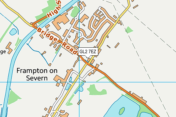 GL2 7EZ map - OS VectorMap District (Ordnance Survey)