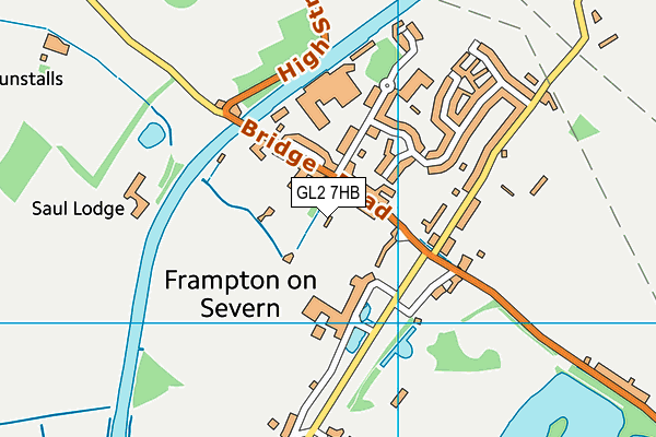 GL2 7HB map - OS VectorMap District (Ordnance Survey)