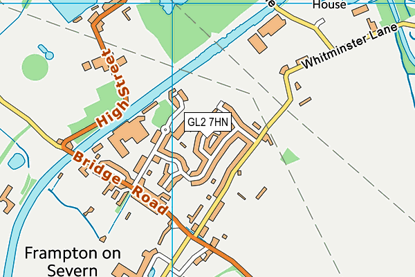 GL2 7HN map - OS VectorMap District (Ordnance Survey)