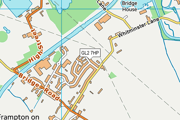 GL2 7HP map - OS VectorMap District (Ordnance Survey)