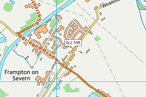 GL2 7HR map - OS VectorMap District (Ordnance Survey)