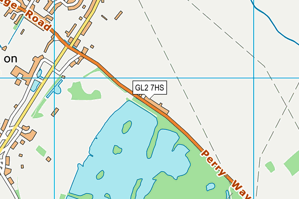 GL2 7HS map - OS VectorMap District (Ordnance Survey)